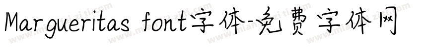 Margueritas font字体字体转换